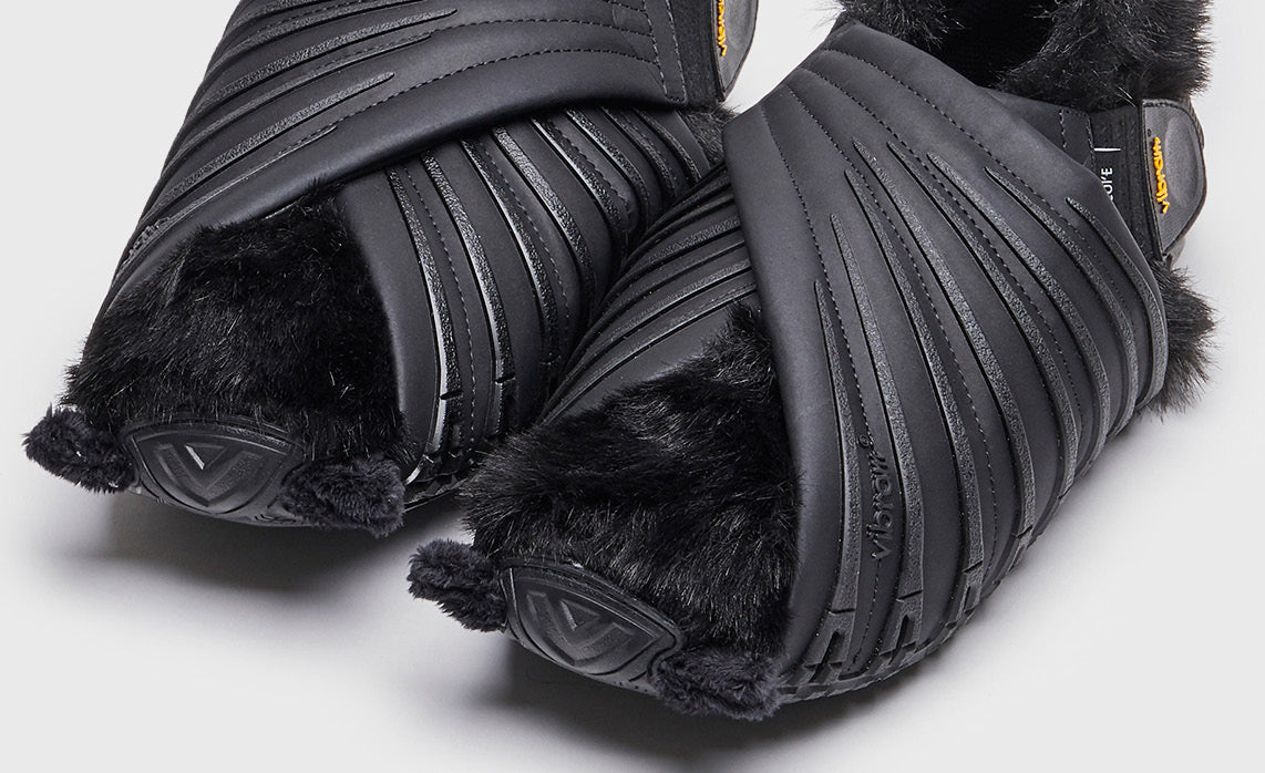 Trend Hunter | Furry Avant-Garde Shoe Designs. Doublet Collaborates with SUICOKE and Vibram on the FUTON-LO