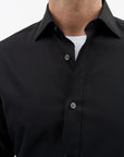 Shop Adley C Shirt in Black from Tiger of Sweden 111022 050 | eightywingold | An official brand partner of Tiger of Sweden