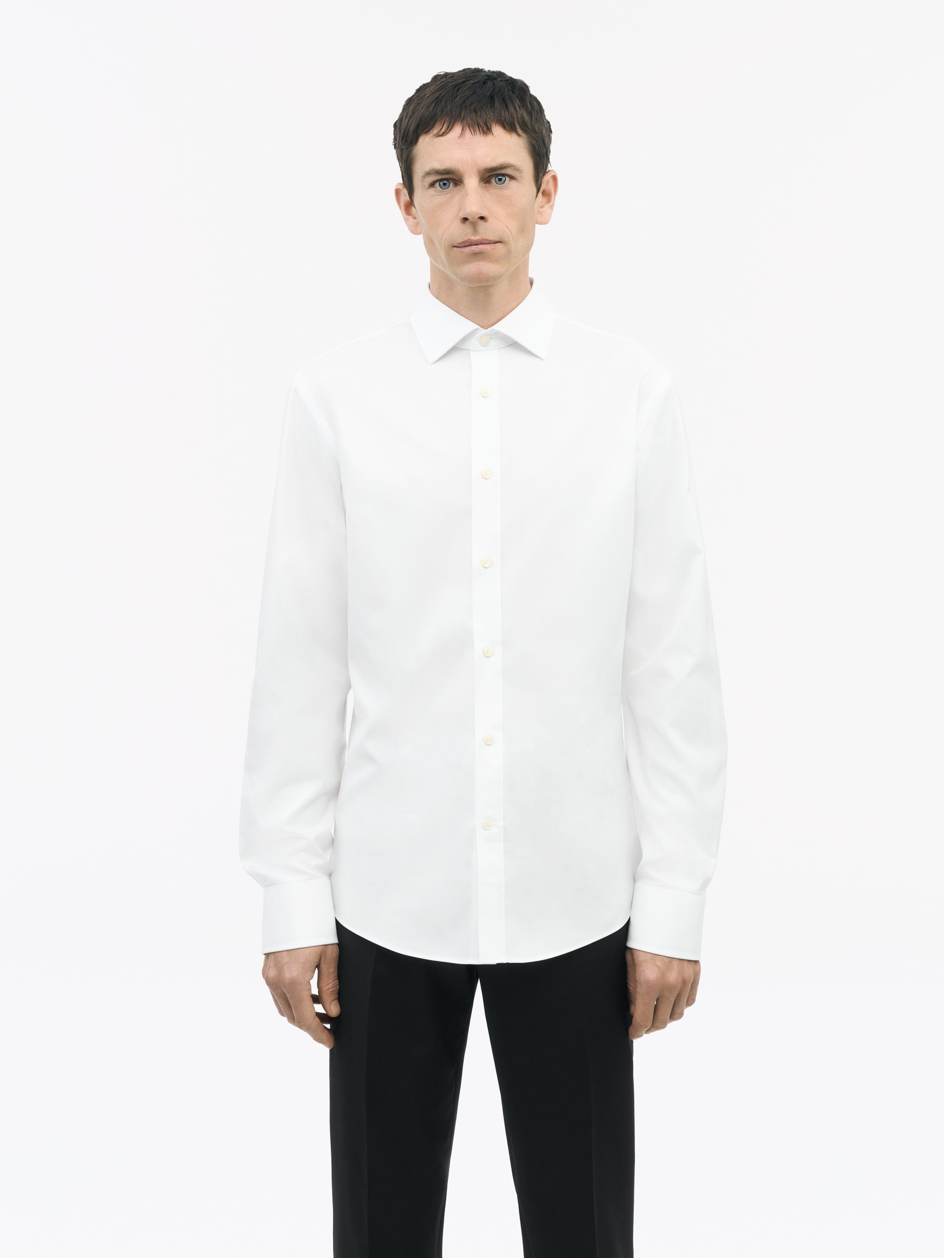 Shop Adley C Shirt in White from Tiger of Sweden 111022 090 | eightywingold | An official brand partner of Tiger of Sweden