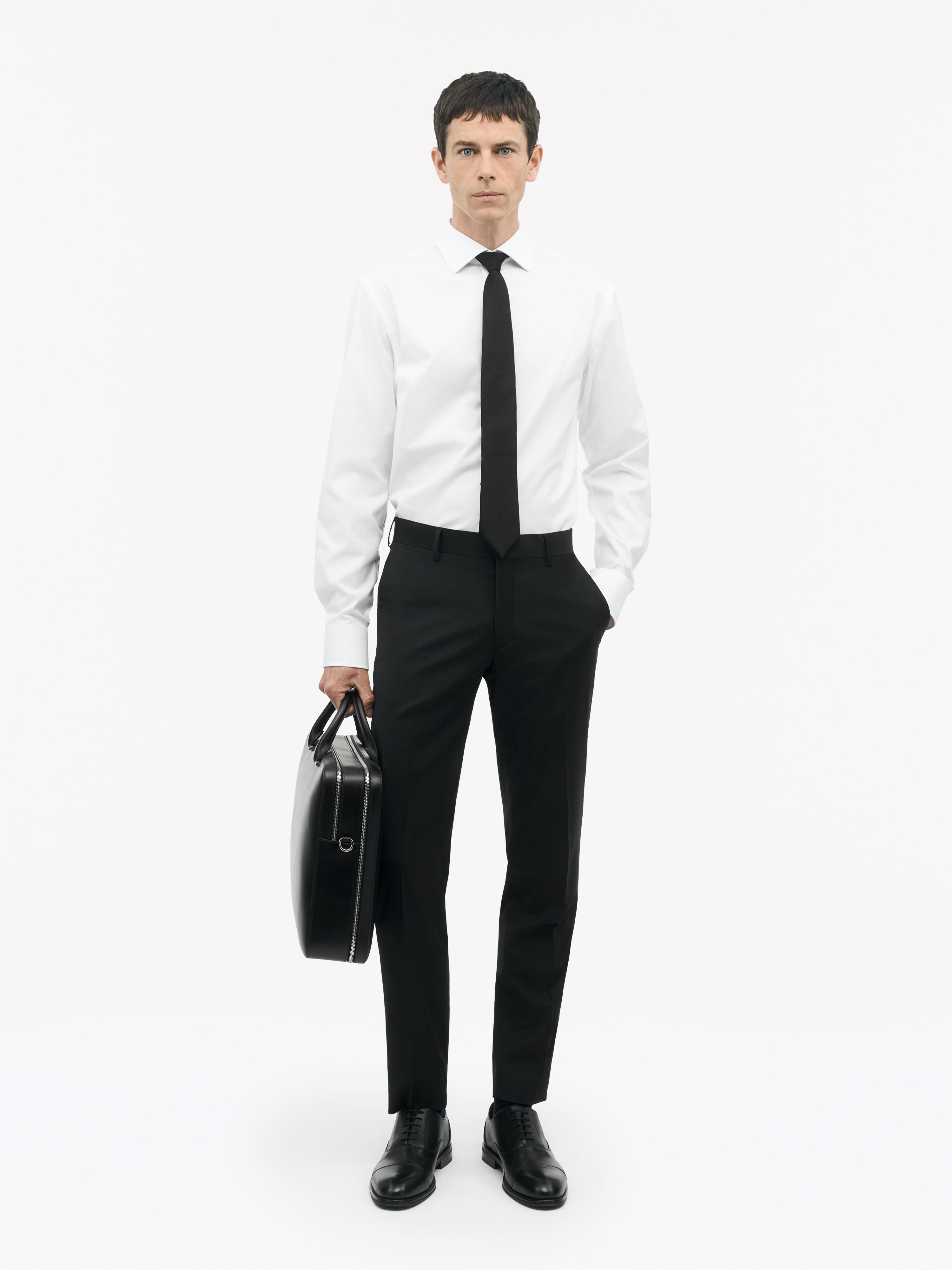 Shop Adley C Shirt in White from Tiger of Sweden 111022 090 | eightywingold | An official brand partner of Tiger of Sweden