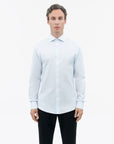 Shop Adley C Shirt in Light Blue from Tiger of Sweden 111022 200 | eightywingold | An official brand partner of Tiger of Sweden