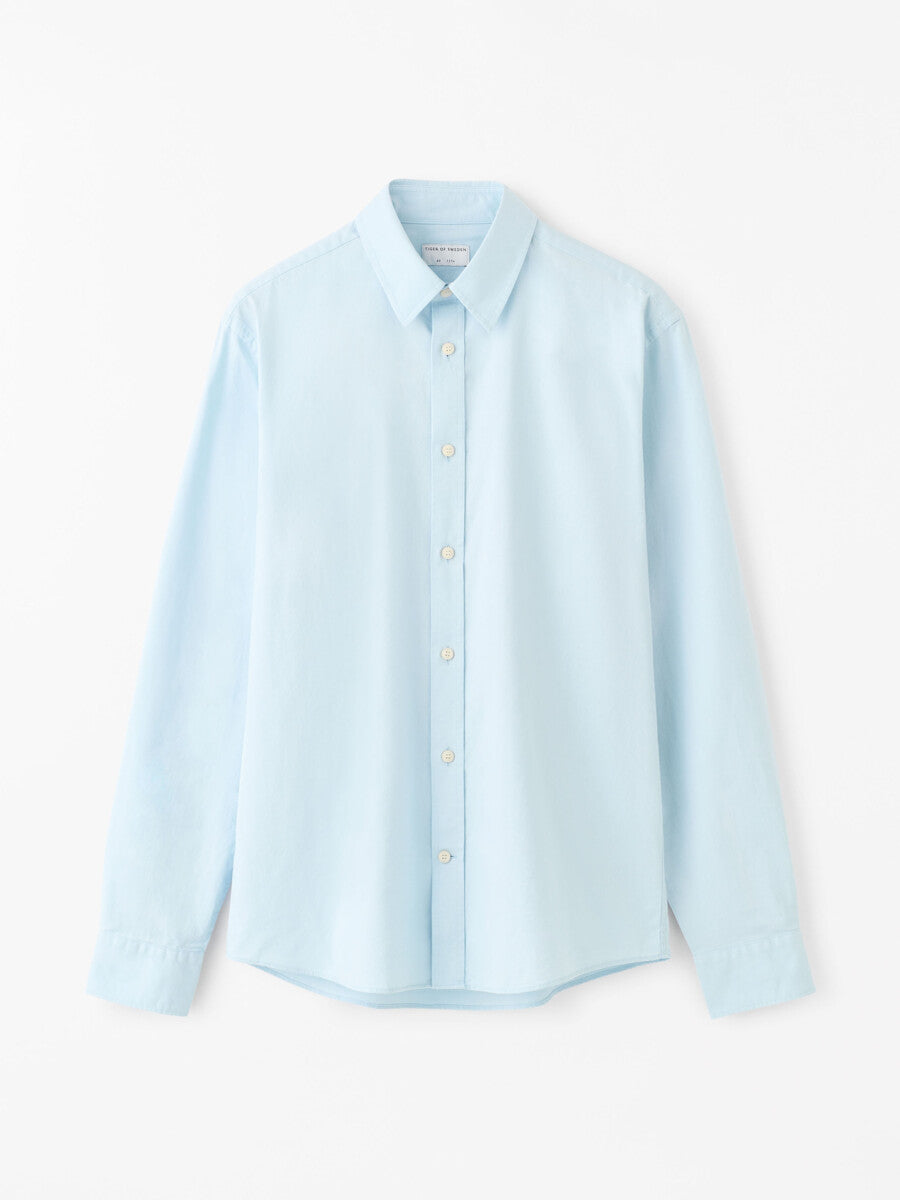 TIGER OF SWEDEN Spenser Oxford Business Shirt in Light Blue on eightywingold