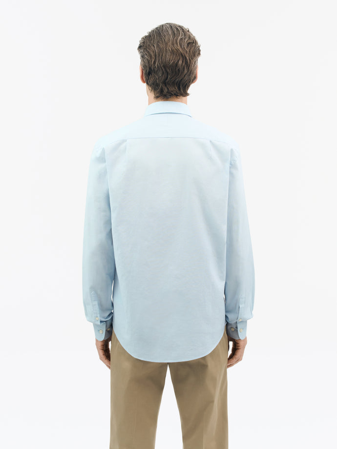 TIGER OF SWEDEN Spenser Oxford Business Shirt in Light Blue on eightywingold