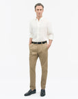 TIGER OF SWEDEN Spenser shirt in 100% linen with refined tailoring in Off White by eightywingold