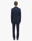TIGER OF SWEDEN Justin 100% linen blazer in Midnight Blue with double vents from eightywingold in Canada