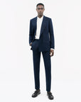 TIGER OF SWEDEN Midnight Blue Tenuta trousers with regular straight fit from eightywingold in Canada