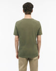 TIGER OF SWEDEN Olaf L slim-fit linen blend t-shirt in Dusty Green from eightywingold