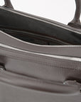 Burin Leather Briefcasein in Triumph Steel