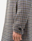 Cane Houndstooth Wool Coat