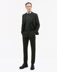 Tenuta Slim-Fit Trousers in Midnight Green