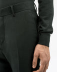Tenuta Slim-Fit Trousers in Midnight Green