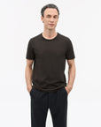 Olaf Cotton T-Shirt in Warm Brown