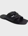 CAVERLEY Bennie Slide in Black 23S516C Black FROM EIGHTYWINGOLD - OFFICIAL BRAND PARTNER