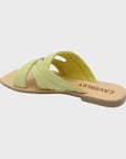 CAVERLEY Bennie Slide in Lemon 23S516C Lemon FROM EIGHTYWINGOLD - OFFICIAL BRAND PARTNER