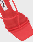 CAVERLEY Coco Heel in Flame Red 23S523C Flame Red FROM EIGHTYWINGOLD - OFFICIAL BRAND PARTNER