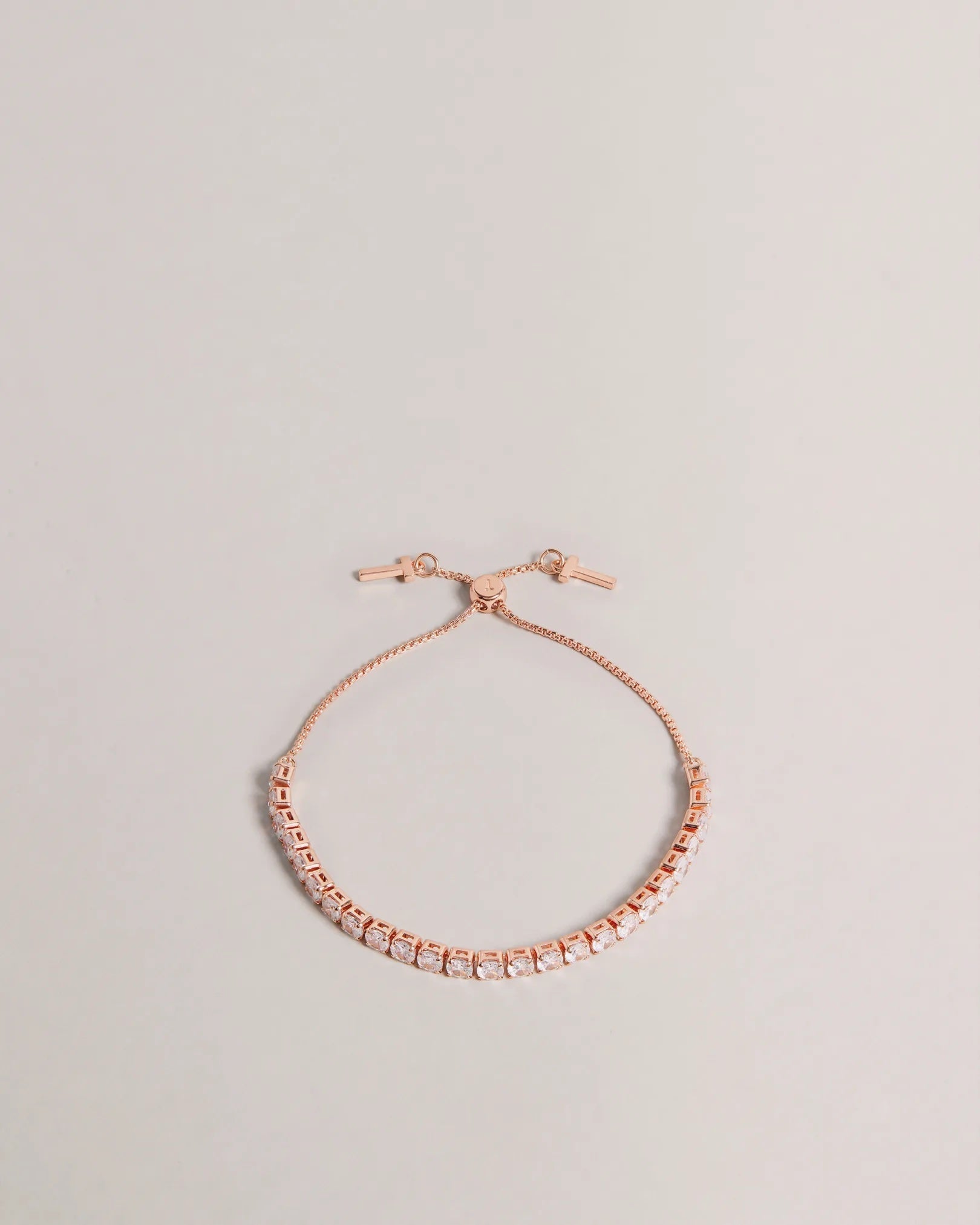 TED BAKER Melrah Icon Crystal Slider Bracelet in Rose Gold 226209 | eightywingold - Official brand partner of Ted Baker