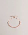 TED BAKER Melrah Icon Crystal Slider Bracelet in Rose Gold 226209 | eightywingold - Official brand partner of Ted Baker