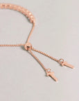 TED BAKER Melrah Icon Crystal Slider Bracelet in Rose Gold 226209 | eightywingold - Official brand partner of Ted Baker