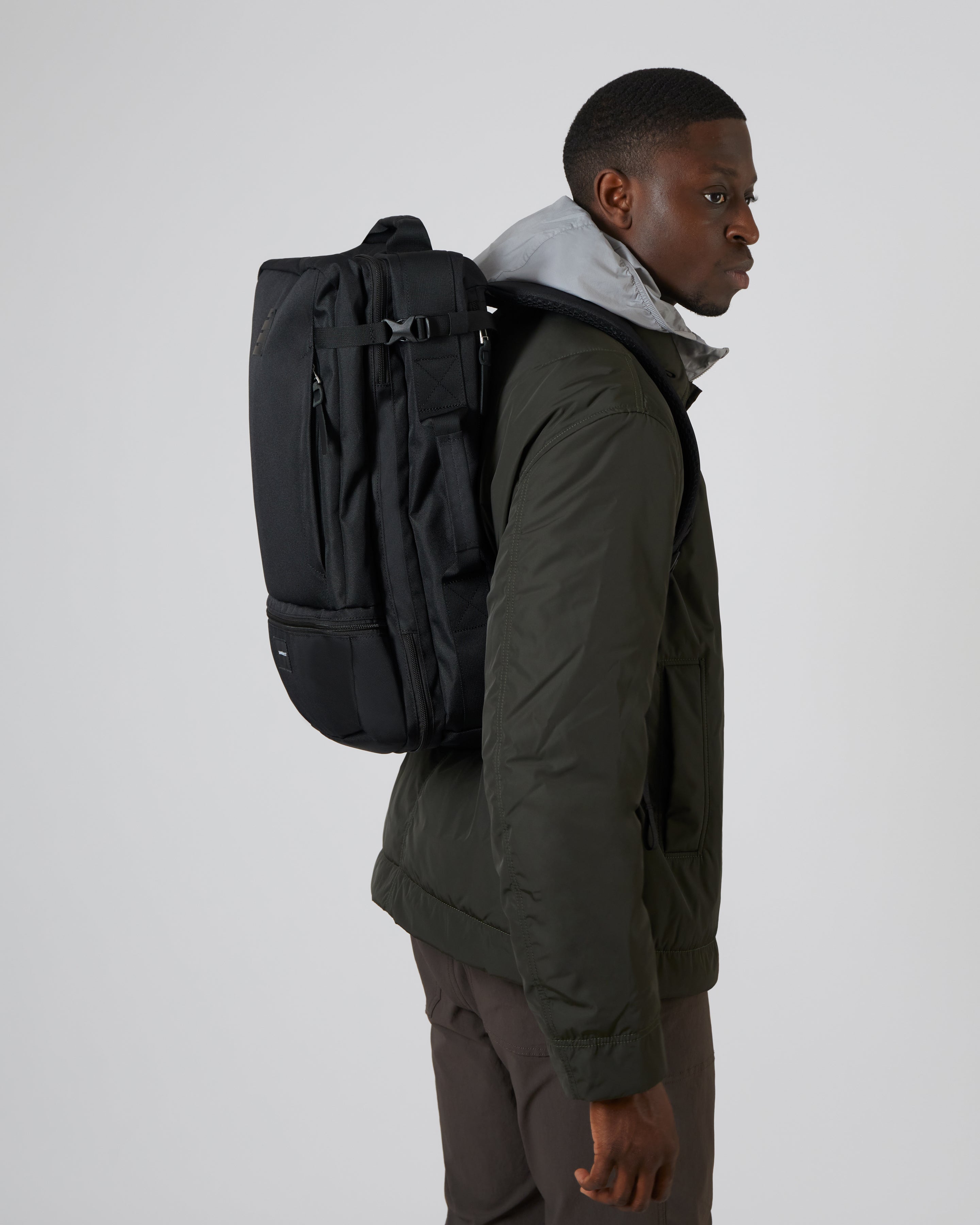 Sandqvist Otis Backpack in Black SQA2181 | Shop from eightywingold an official brand partner for Sandqvist Canada and US.