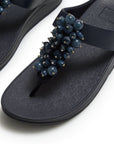 Fino Bead-Cluster Toe-Post Sandals