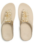 Fino Bead-Cluster Toe-Post Sandals