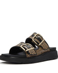 Gen-FF Buckle Graphic-Weave Two-Bar Slides
