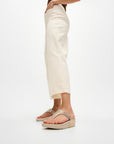 Lulu Crystal-Mix Metallic Toe-post Sandals