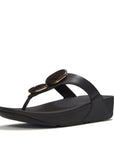 Lulu Marbled-Stone Toe-Post Sandals
