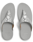 Lulu Ultra-Jewel Metallic Toe-Post Sandals