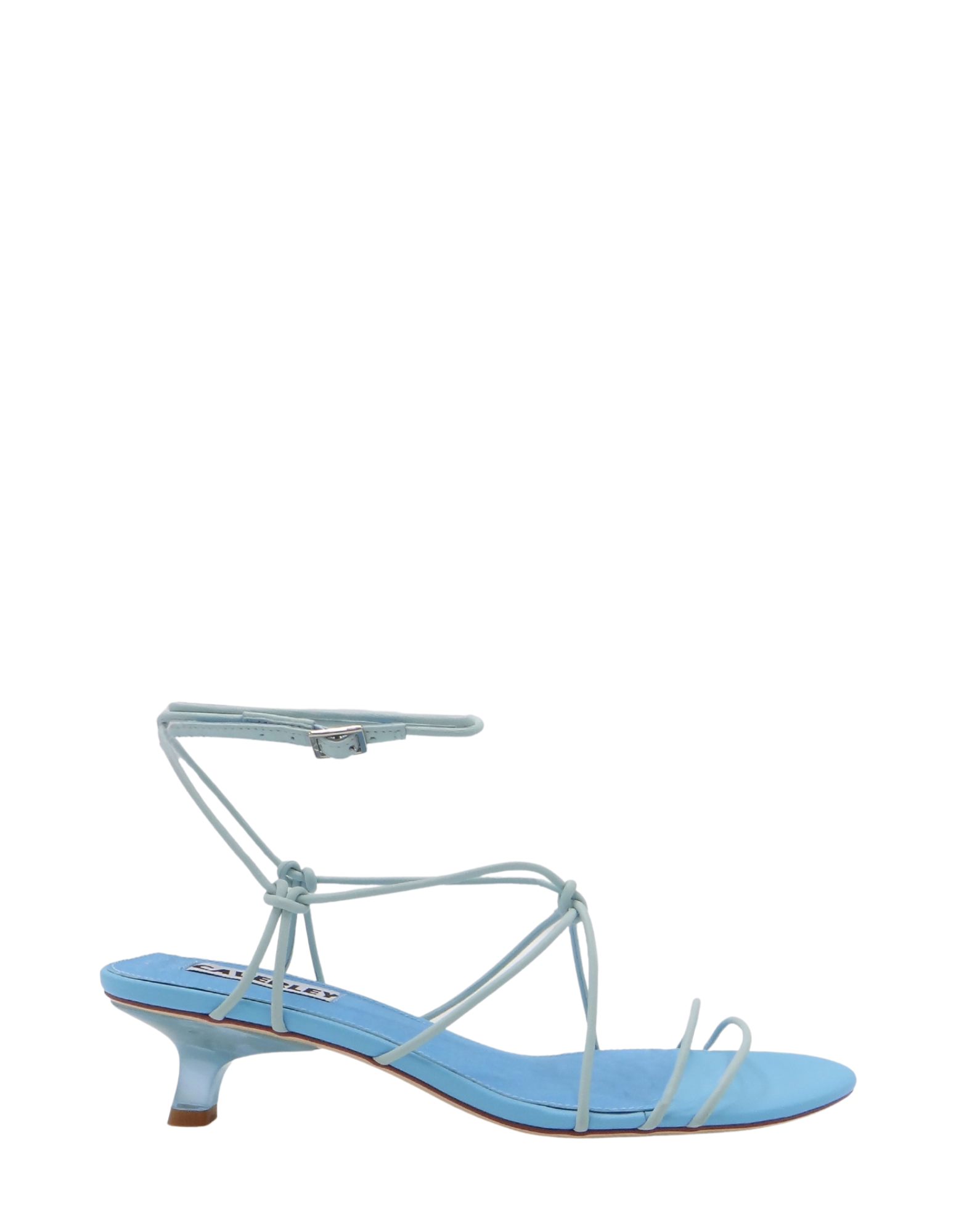 Baby blue strap heels best sale