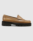 GH BASS Whitney Brogue Super Lug Weejuns Loafer in Tan BAX4W948 | Shop from eightywingold an official brand partner for GH Bass Canada and US.