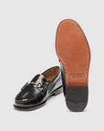 GH BASS Lincoln Bit Weejun Loafer in Black BAZ1W003 | Shop from eightywingold an official brand partner for GH Bass Canada and US..