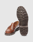 GH BASS Larson Lug Weejuns Loafer in Whiskey BAZ1W007 | Shop from eightywingold an official brand partner for GH Bass Canada and US.
