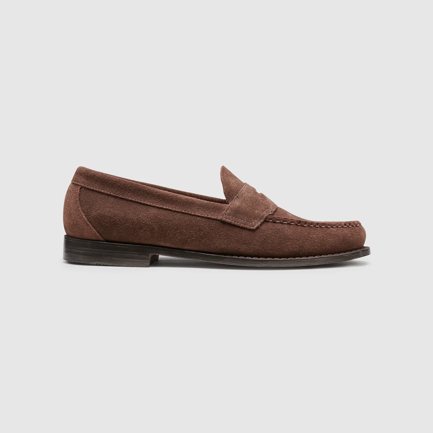 GH BASS Logan Suede Weejuns Loafer in Brown eightywingold Official Brand Partner US M11