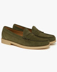 GH BASS Easy Weejuns Larson Loafer in Light Olive BAZ5W551 | Shop from eightywingold an official brand partner for GH Bass Canada and US.