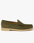 GH BASS Easy Weejuns Larson Loafer in Light Olive BAZ5W551 | Shop from eightywingold an official brand partner for GH Bass Canada and US.