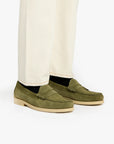 GH BASS Easy Weejuns Larson Loafer in Light Olive BAZ5W551 | Shop from eightywingold an official brand partner for GH Bass Canada and US.