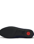 Delicato Crystal Cap-Toe Denim Ballerinas