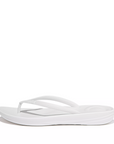 FITFLOP Iqushion Ergonomic Flip-Flops in White E54 | Shop from eightywingold an official brand partner for Fitflop Canada and US.