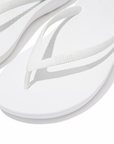 FITFLOP Iqushion Ergonomic Flip-Flops in White E54 | Shop from eightywingold an official brand partner for Fitflop Canada and US.