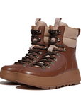 FITFLOP F-Mode Hiker Lace Flatform Ankle Boots in Brown ID9 | Shop from eightywingold an official brand partner for Fitflop Canada and US.