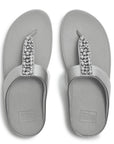 Fino Pearls-And-Crystal Toe-Post Sandals