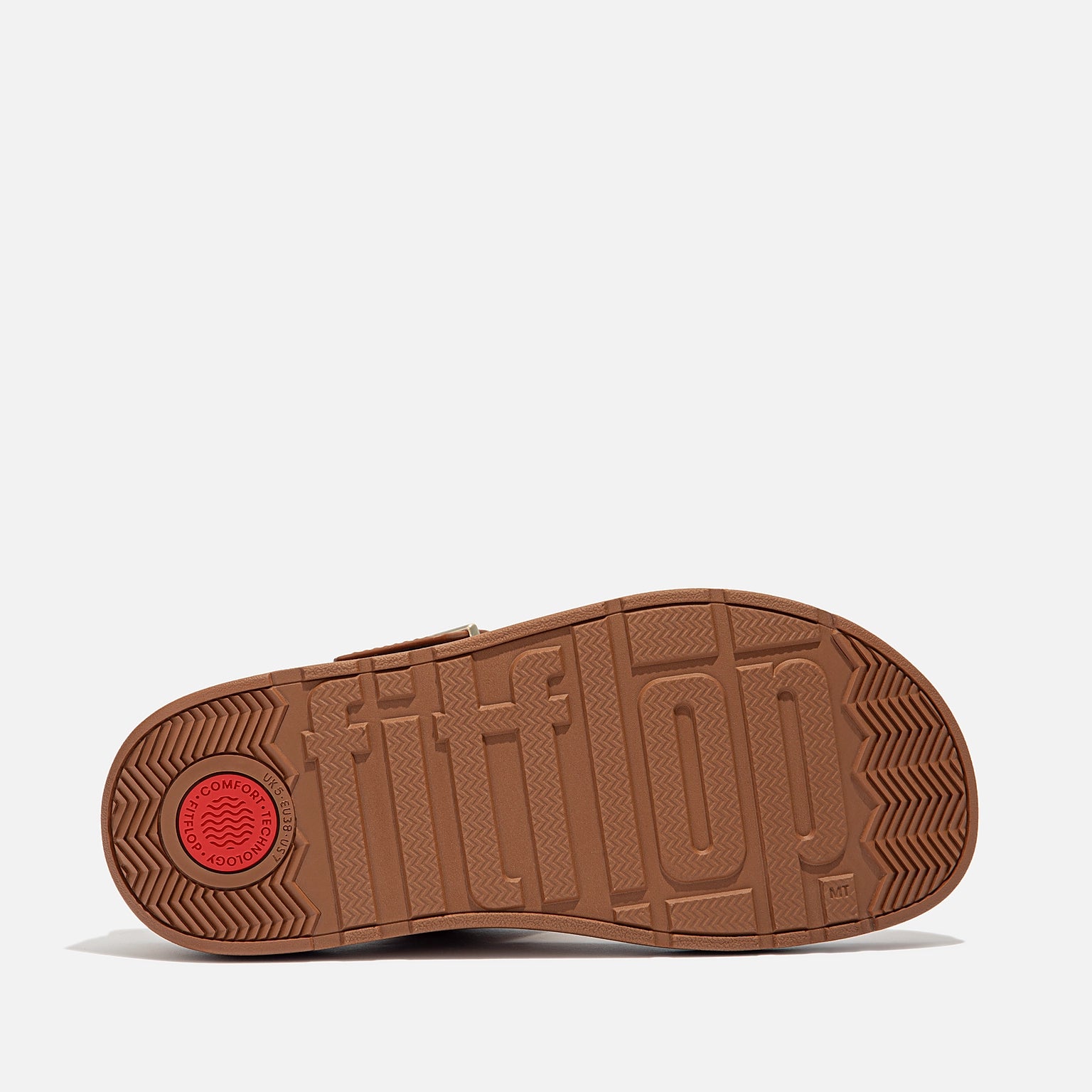 Women's HE7 592 Light Tan sandals with ergonomic footbed, Microwobbleboard midsole, soft leather upper, and stylish brushed-metal hardware.