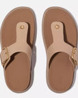 Ergonomic HE7 sandals by FitFlop featuring cork-mix sole, soft leather upper, natural arch support, and Microwobbleboard cushioning for all-day comfort.