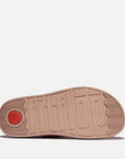 GEN-FF Buckle Leather Toe-Post Sandals in Classic Beige
