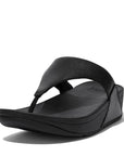 FITFLOP Lulu Leather Toe Post in Black I88 | Shop from eightywingold an official brand partner for Fitflop Canada and US.