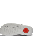 FitFlop IBO 011 Silver women's ergonomic sandals with smooth leather, marbled-resin hoops, and Microwobbleboard cushioning – available in Canada.