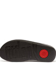 Stylish IK5 054 Pewter sandals by FitFlop with metallic shimmer, glitter accents, and triple-density cushioning for women in Canada.