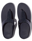 Midnight Blue FitFlop IK5 399 sandals for women with refined glitter detail, ergonomic arch support, and lightweight all-day comfort – perfect for Canada.