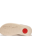 FINO Glitterdust Metallic Toe-Post Sandals in Platino